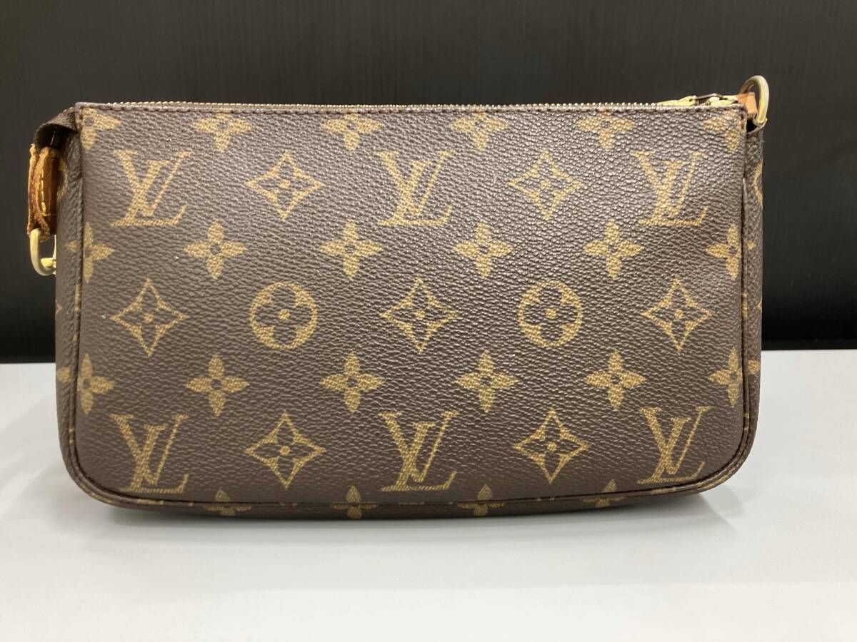 LOUIS VUITTON ルイヴィトン ポシェット アクセソワール M 40712 外寸目安W 23 H 13 D 4 cm