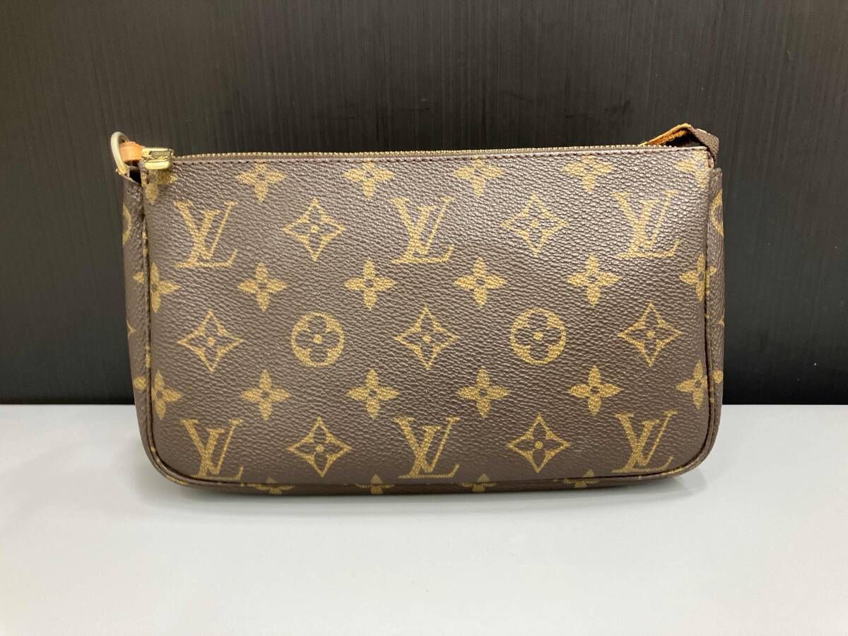LOUIS VUITTON ルイヴィトン ポシェット アクセソワール M40712 外寸目安W23×H13×D4 cm