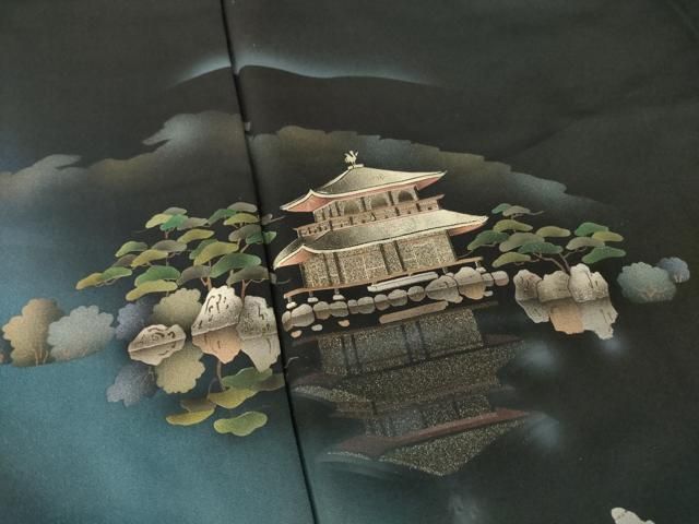 銀閣寺 暈し染め