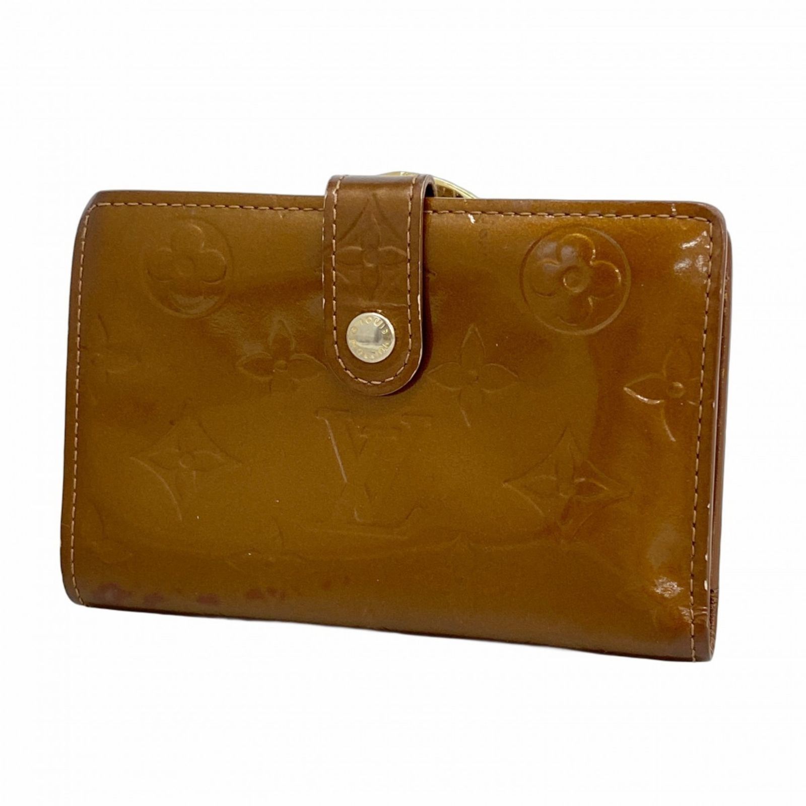ヴェルニ ルイヴィトン 長財布 ジッピーコイン M90416 Wホック Louis