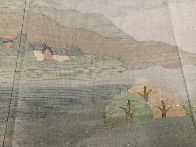 訪問着 遠山樹林文