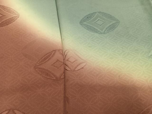  平和屋着物 訪問着 七宝地紋 暈し染め 正絹 ph 訪問着 付け下げ 着物