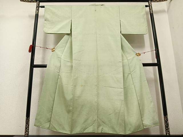 平和屋着物 紬 訪問着 霞文 胴抜き仕立て 正絹 ph