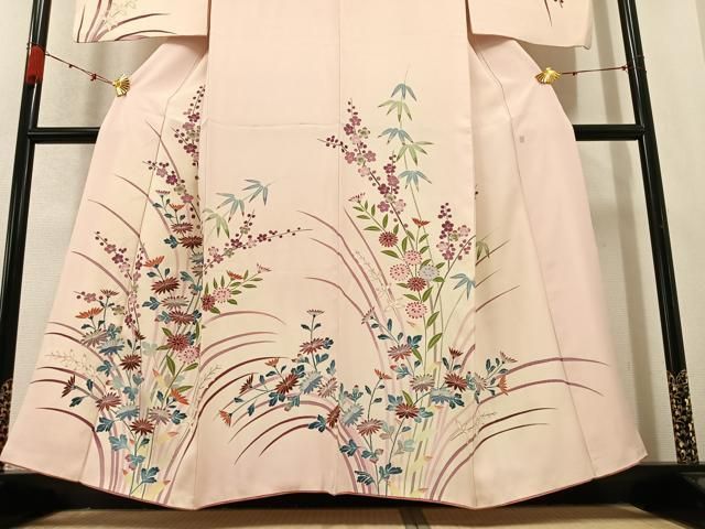 草花文 暈し染め