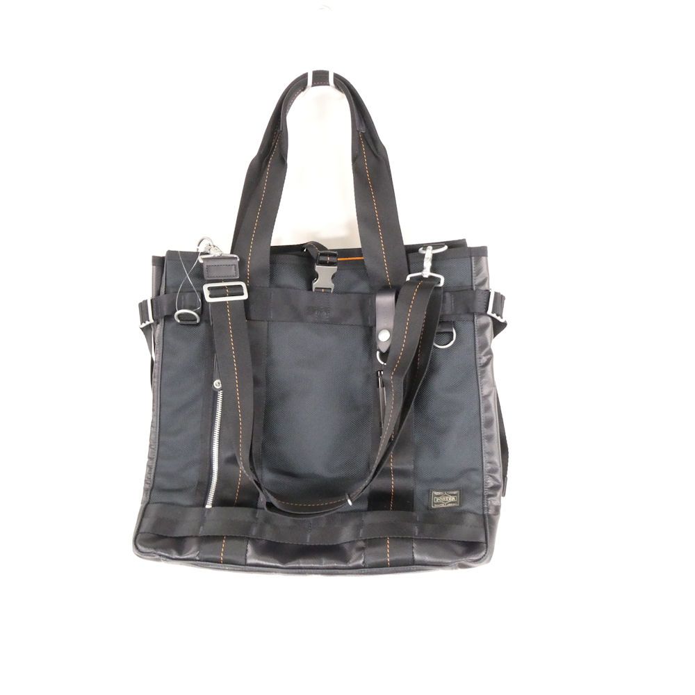 PORTER ポーター 吉田カバン ヒート HEAT TYPE-C 2 WAY TOTE トートバッグ ナイロン他 WAYショルダー 85周年記念 かばん メンズ AU 3562