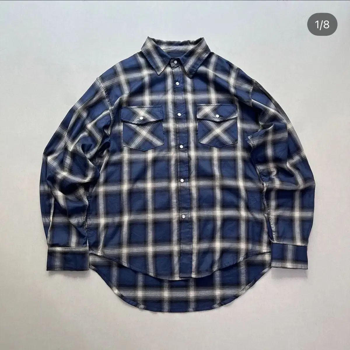 ヤーン ド ヤンド クワムラ オンブレ シャツ 2