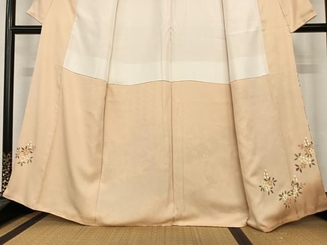  平和屋着物 豪華色留袖 友禅 絞り 鳳凰草花文 金彩 正絹 zg 黒留袖 着物