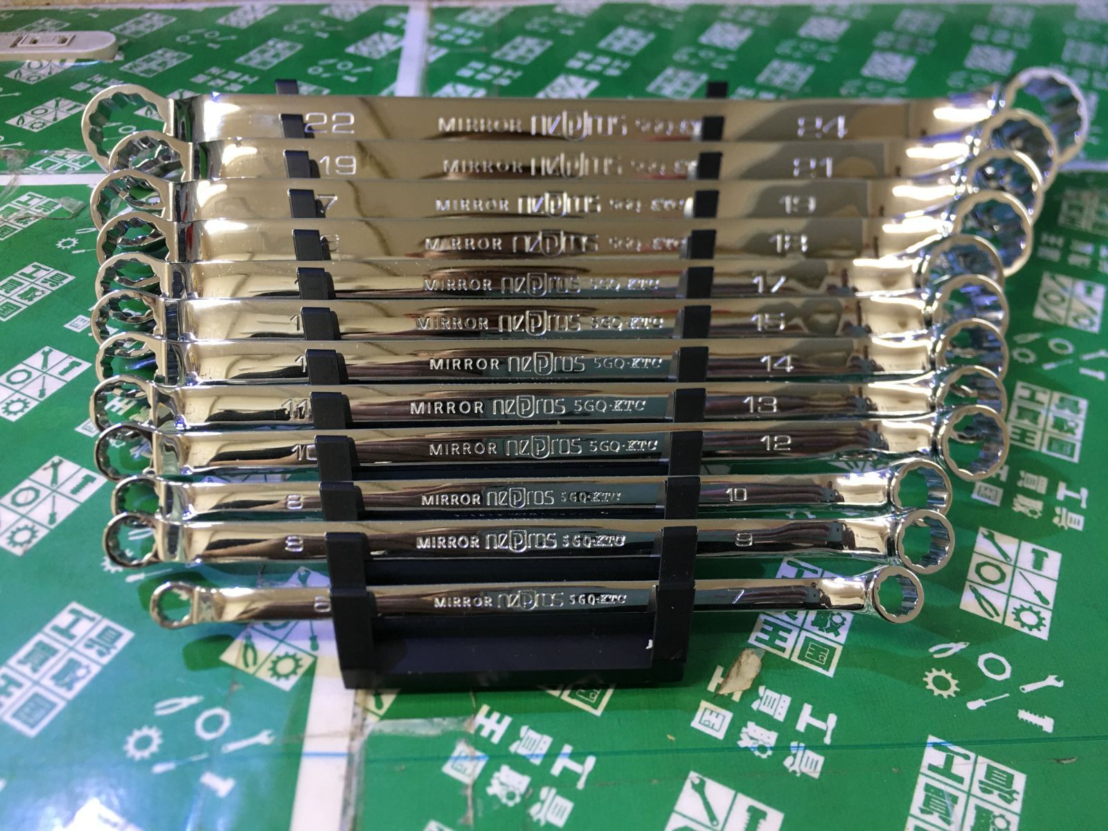 KTC ネプロス NT5シリーズ 45°×6°めがねレンチセット 12本組 ITOCSKUQGWDC