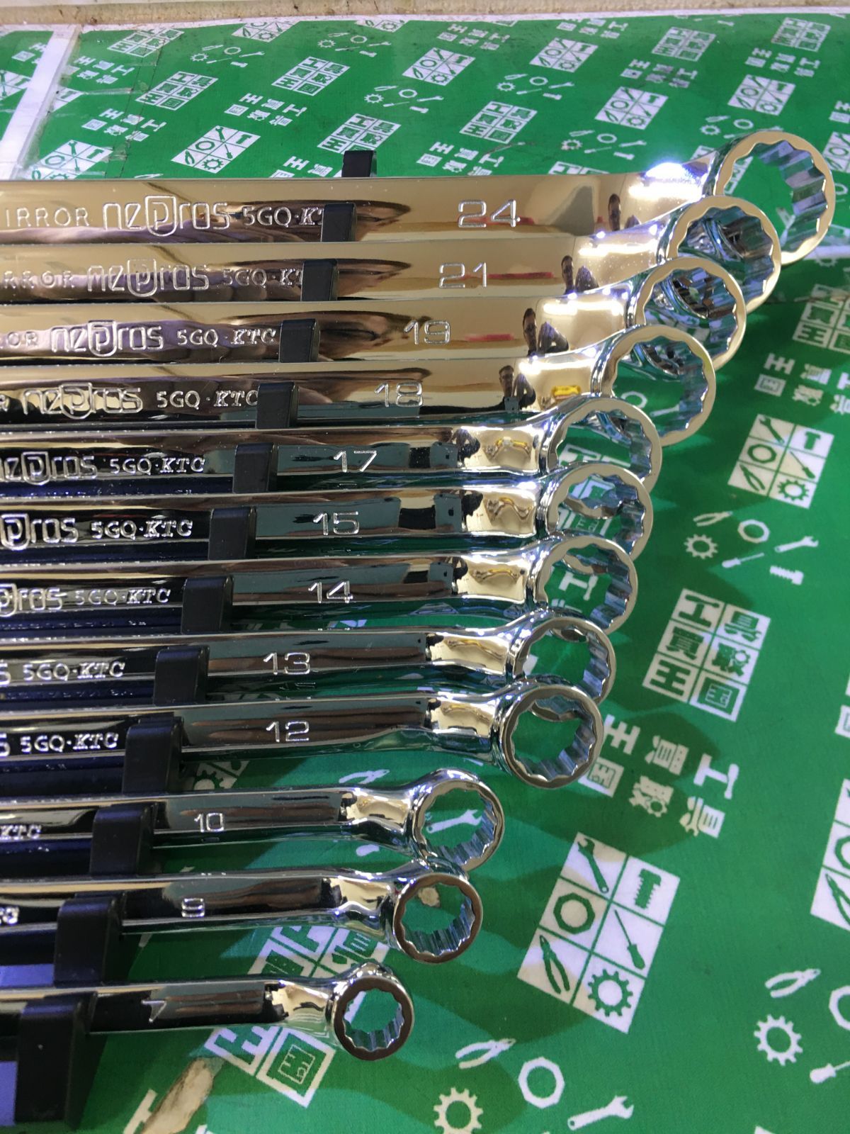 45°×6°めがねレンチセット 12本組