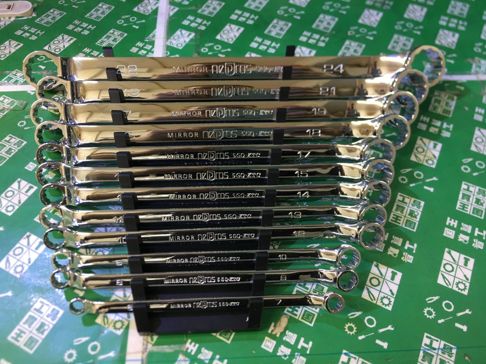 KTC ネプロス NT5シリーズ 45°×6°めがねレンチセット 12本組 ITOCSKUQGWDC