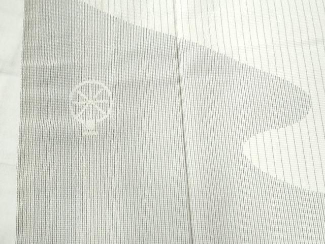  平和屋着物 訪問着 塩沢紬 糸車文 越後織物謹製 証紙付き 正絹 yc 訪問着 付け下げ 着物