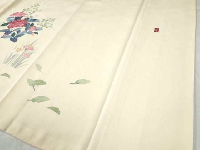 作家物 牡丹花文