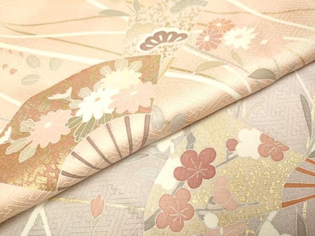 扇花文 ぼかし染め