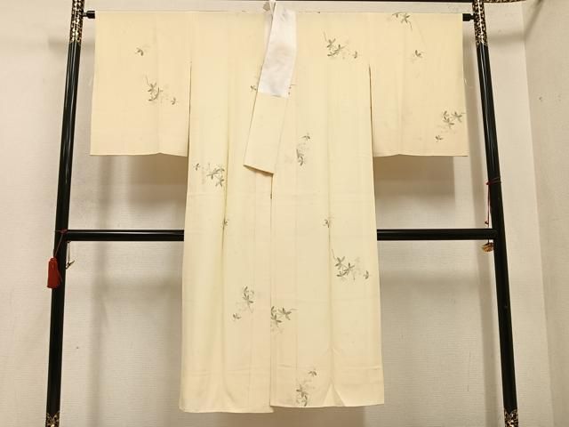 平和屋着物 長襦袢 袷 枝花文 やまと誂製 正絹 ph