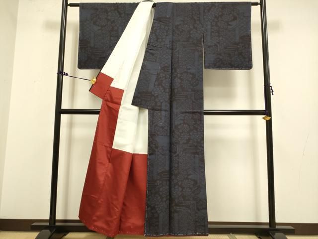 平和屋着物 結城紬