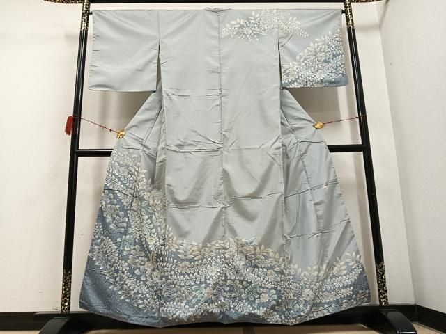 平和屋着物○本場大島紬 染大島 訪問着 辻が花 絞り 暈し染め 正絹