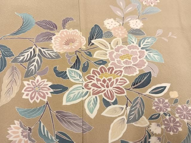  平和屋着物 訪問着 友禅 枝花文 正絹 ph 訪問着 付け下げ 着物