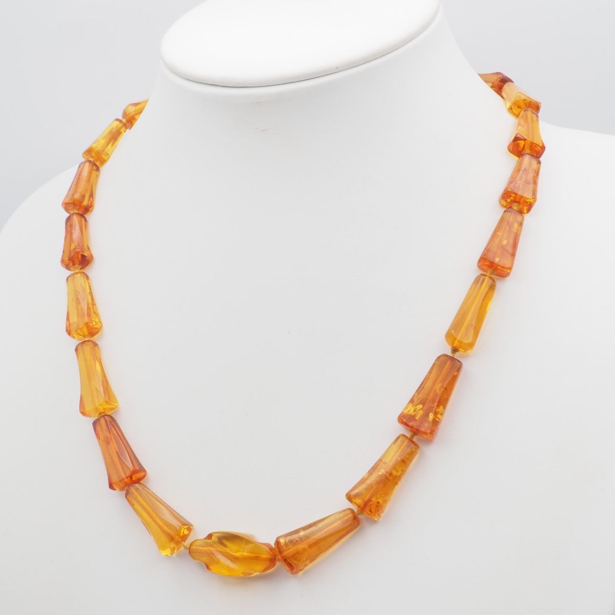 H337 琥珀 コハク ネックレス デザイン - メルカリ