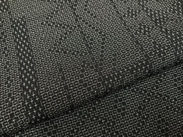  平和屋着物 本塩沢 110亀甲 吉祥文 正絹 ph 紬 着物