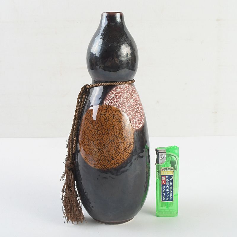 三代為吉 三ッ井詠一 九谷焼 抹茶碗 茶道具 共箱 九谷焼 三代為