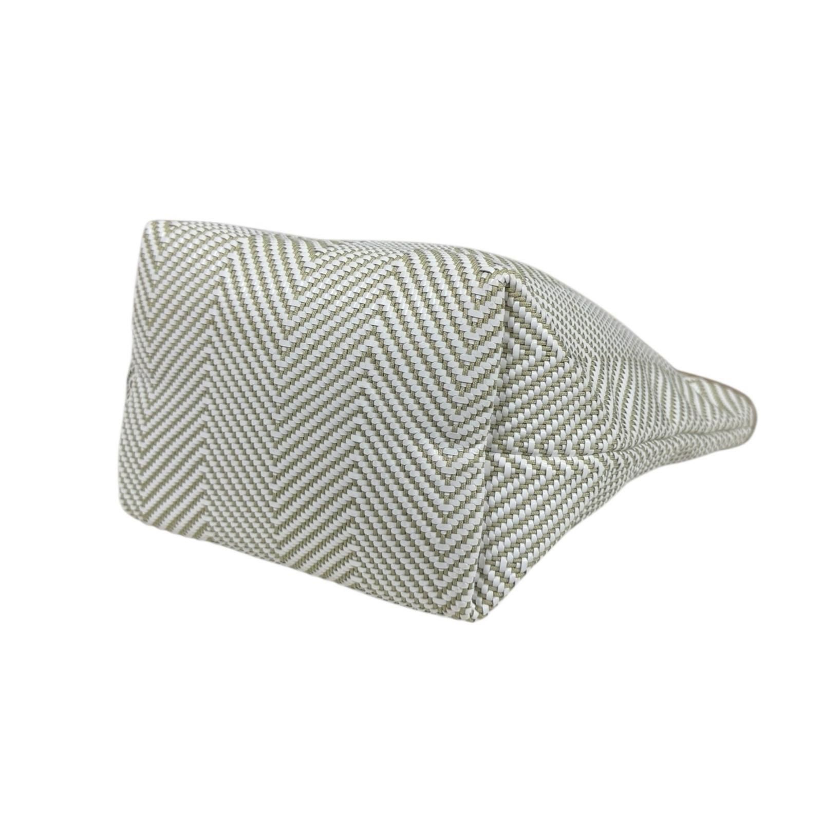 エルメス カバ チェンナイ PM ハンドバッグ ポリエステル ベージュ  