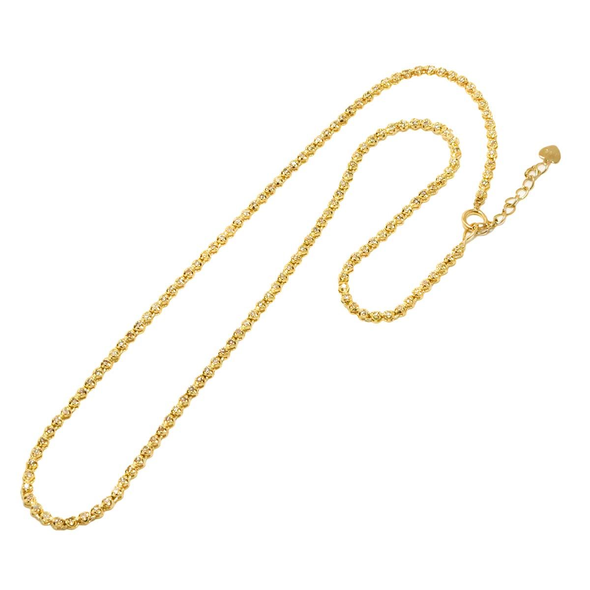 ダイヤ 1.00 ct ネックレス 44.5 cm K 18 YG イエローゴールド 750 Diamond Necklace