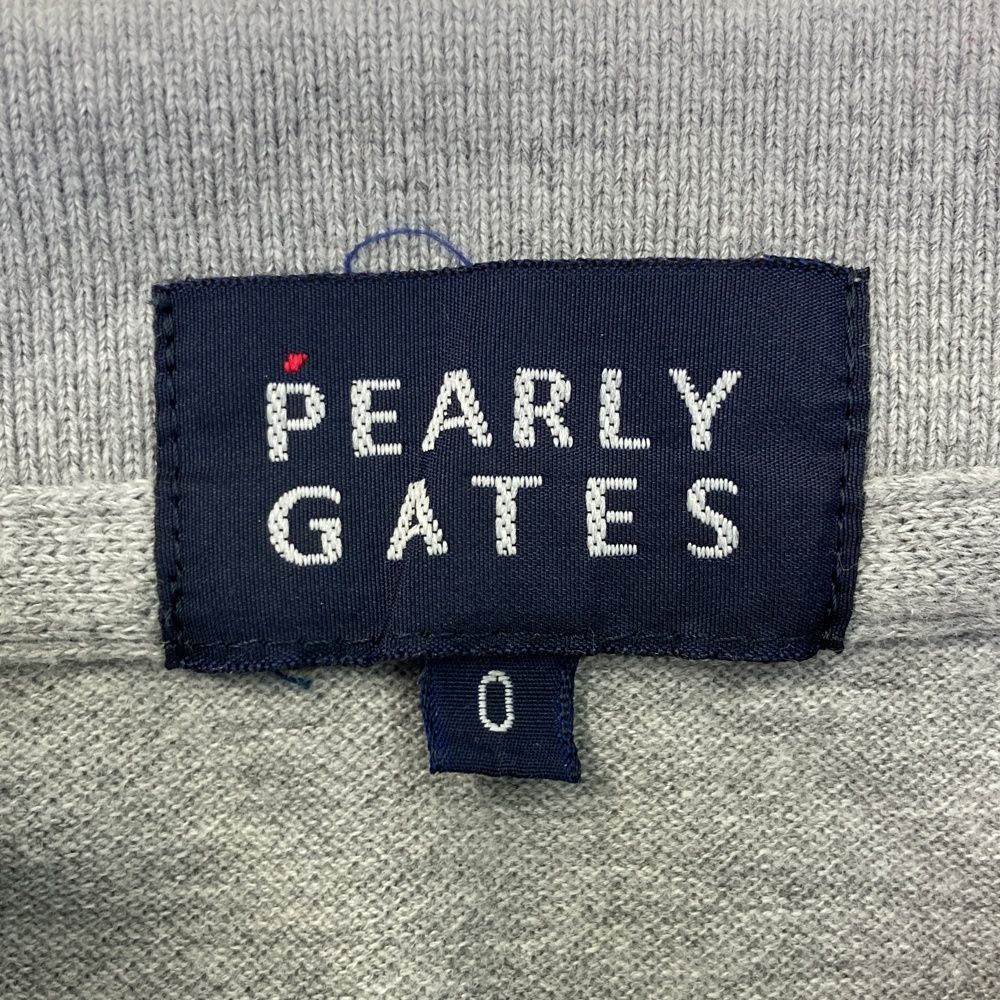 サイズ：0 PEARLY GATES パーリーゲイツ 半袖ポロシャツ ボーダー柄