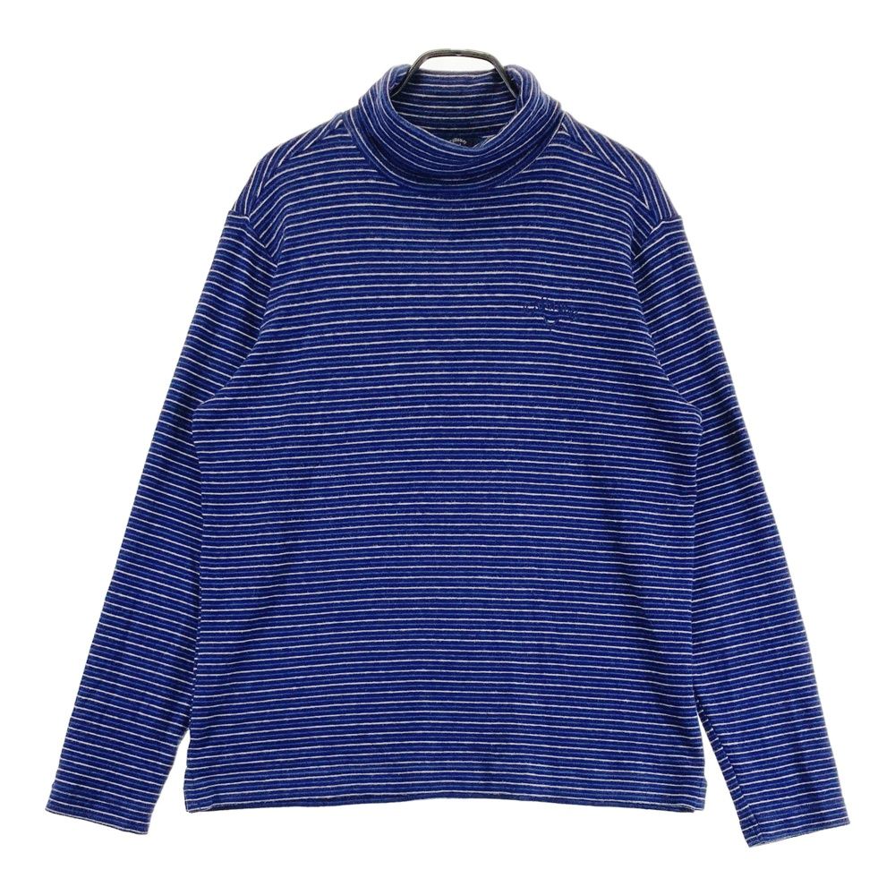 サイズ LL CALLAWAY キャロウェイ ハイネック 長袖 ニットセーター ボーダー柄 ネイビー系 240101553385 ゴルフウェア メンズ ストスト