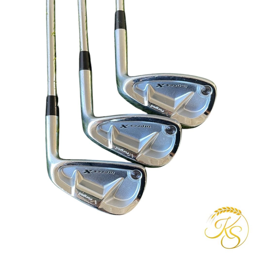 ヤマハ アイアン 3本 右 YAMAHA inpresX Forged スチール
