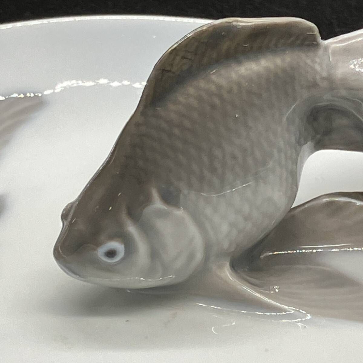 ロイヤルコペンハーゲン フィギュリン　フィッシュ　サカナ　アンティーク　陶器 ロイヤル・コペンハーゲン アルミニア・ジャンヌ・グルート フィギュ