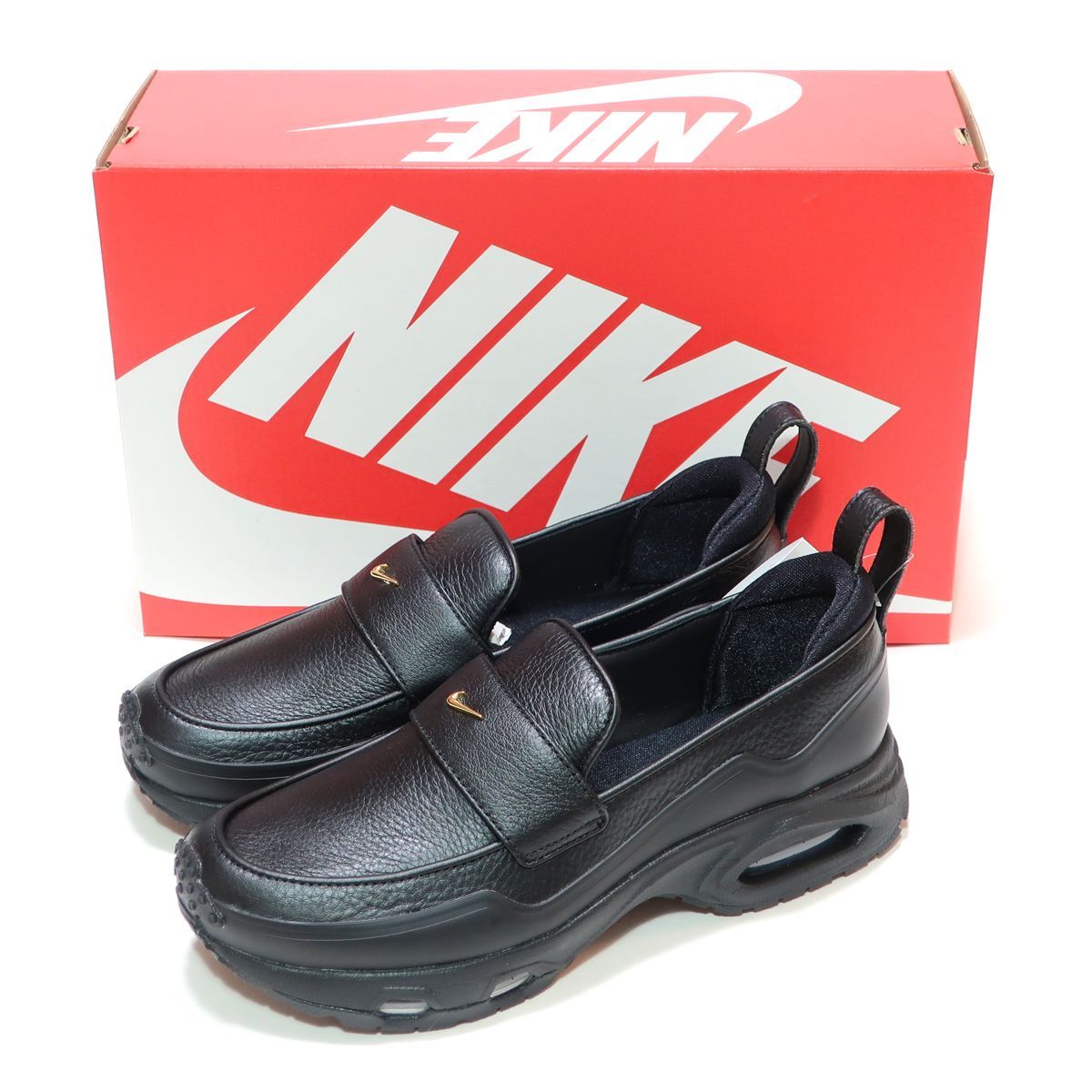 NIKE WMNS AIR MAX PHENOMENA BLACK METALLIC GOLD-SMOKE GREY ナイキ ウィメンズ エアマックスフェノメナ ブラック ゴールド