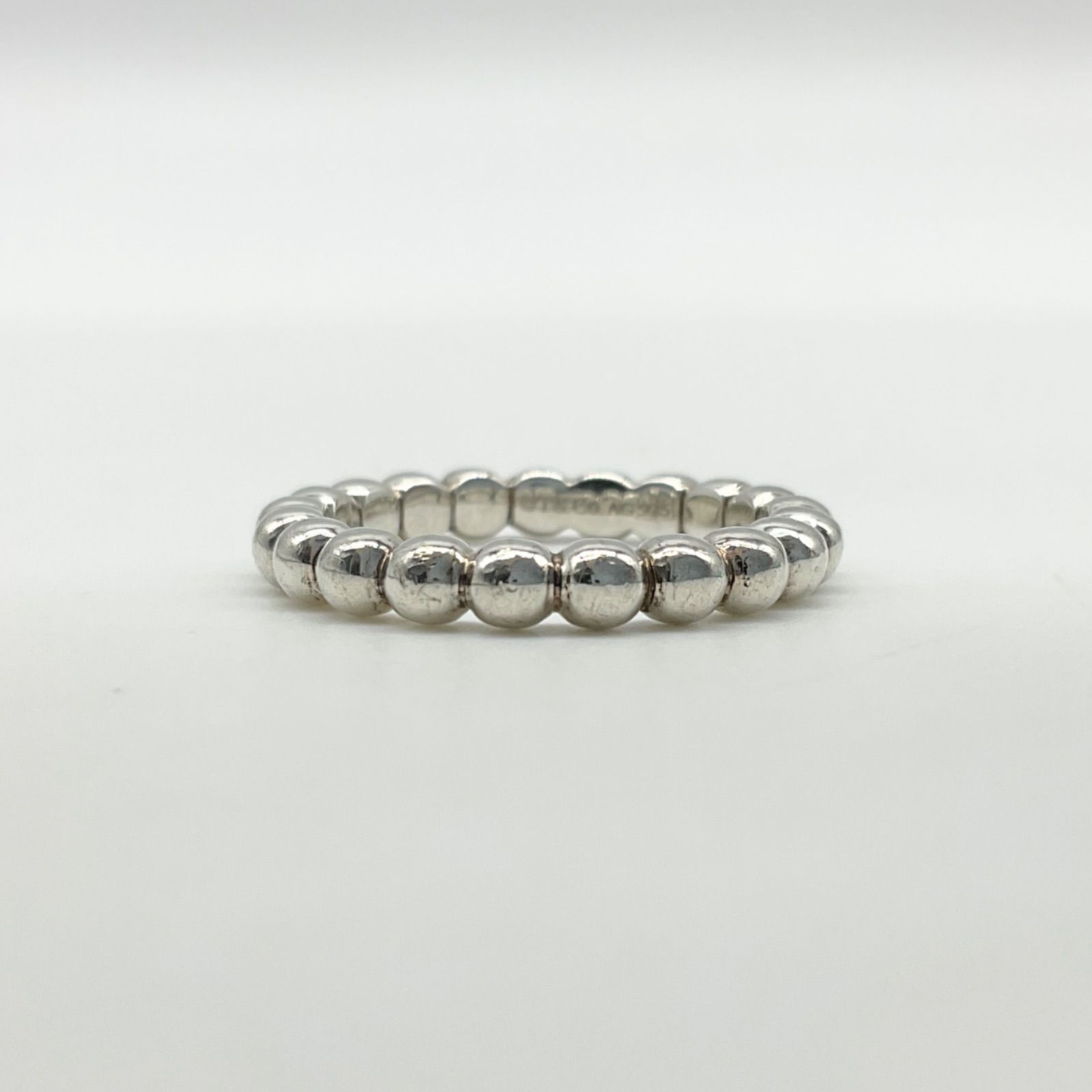 Tiffany-Co ティファニー ハードウェア ボールリング 指輪 Ag 925 SV シルバー 9号 ABランク 5_359