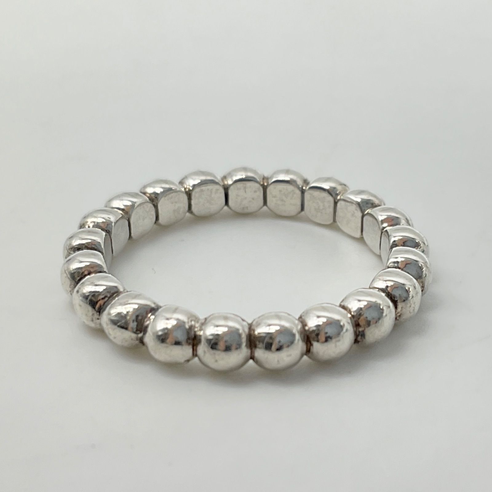 Tiffany&Co ティファニー ハードウェア ボールリング 指輪 Ag925 SV925