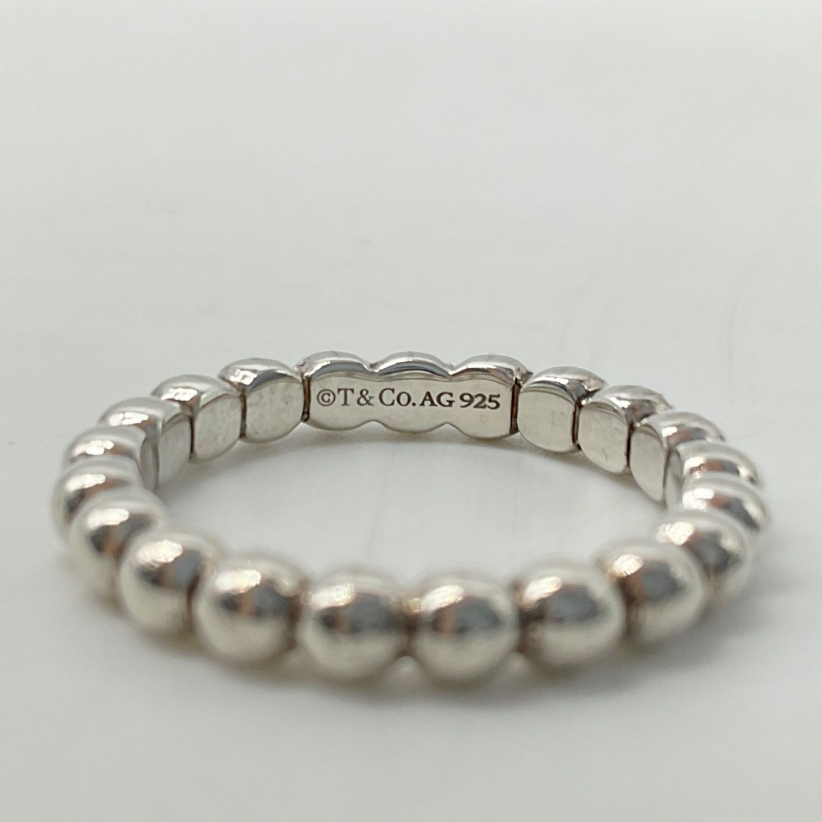 Tiffany&Co ティファニー ハードウェア ボールリング 指輪 Ag925 SV925