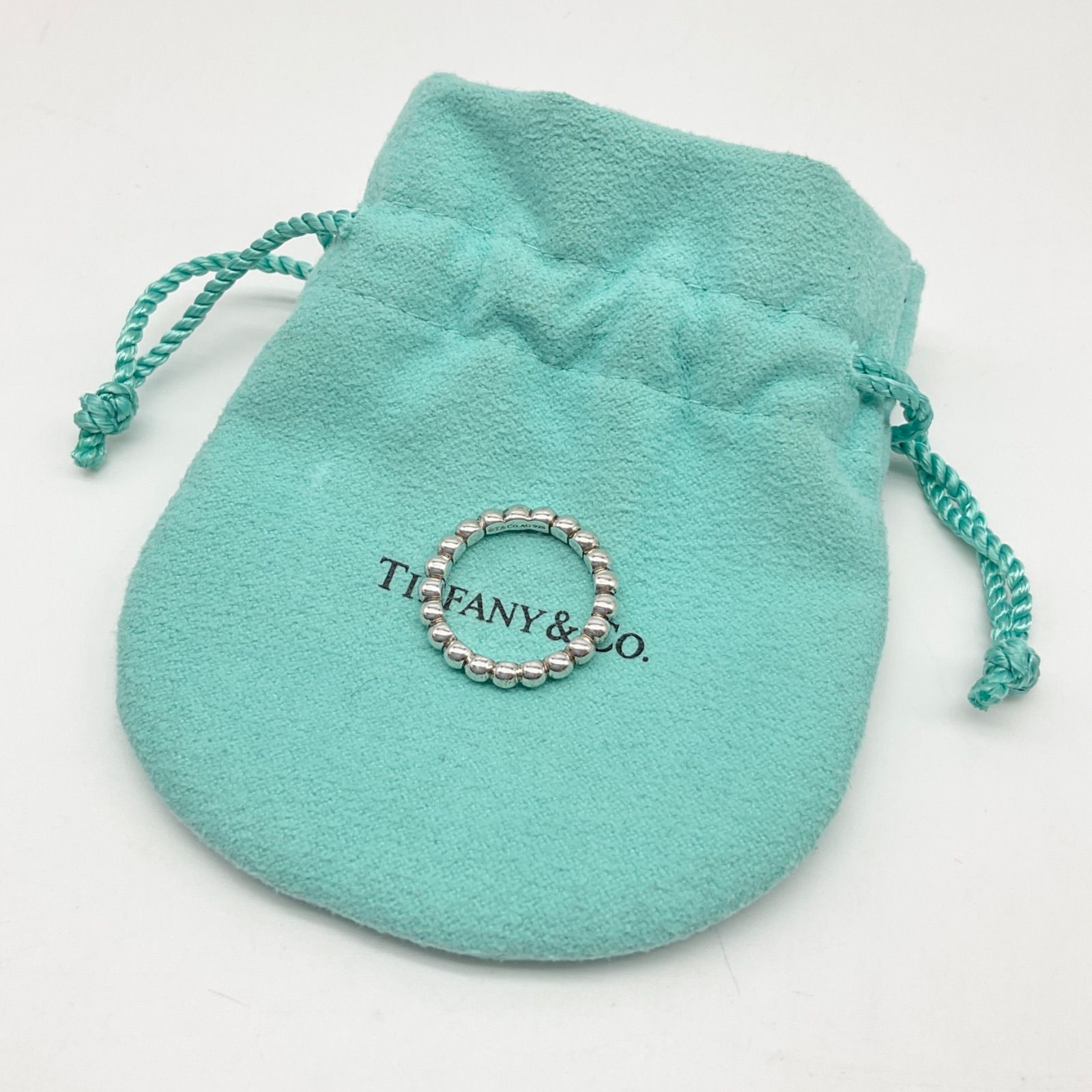 Tiffany-Co ティファニー ハードウェア ボールリング 指輪 Ag925 SV925 シルバー 9号 ABランク 5_359