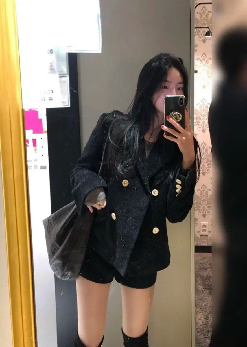 ミュリエット ツアーベルベット ツイード セットアップ