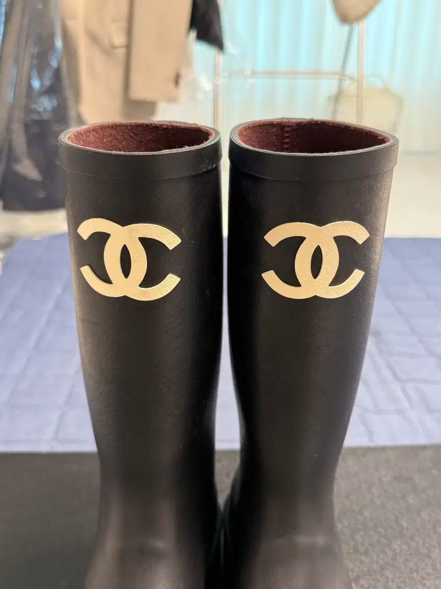  CHANEL シャネル カウチョーク レインブーツ その他 ブーツ