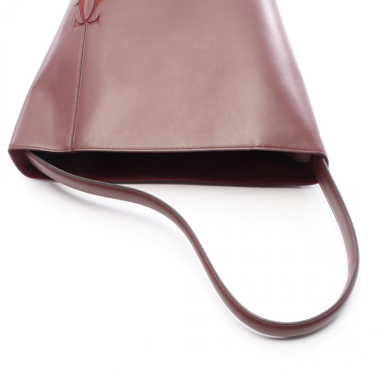 カルティエ CARTIER ショルダーバッグ マストC バケットバッグ