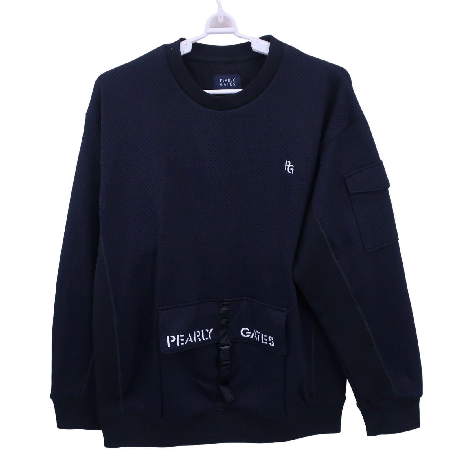 超 PEARLY GATES パーリーゲイツ トレーナー モデル ネイビー メンズ 5 053-4262121 ゴルフウェア 2510-1011