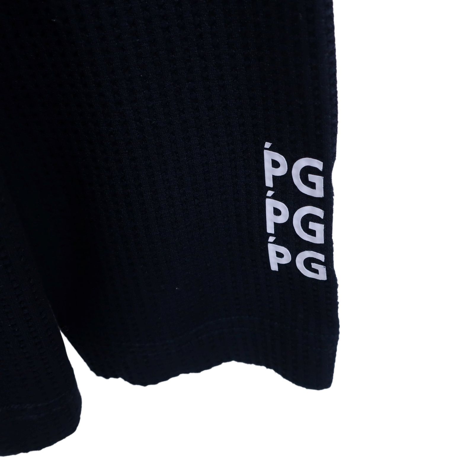 美品 PGG PEARLY GATES ゴルフウェア 長袖モックネックシャツ M 美品】PGG by PEARLY GATES(ピージージー) 長袖モックネックシャツ