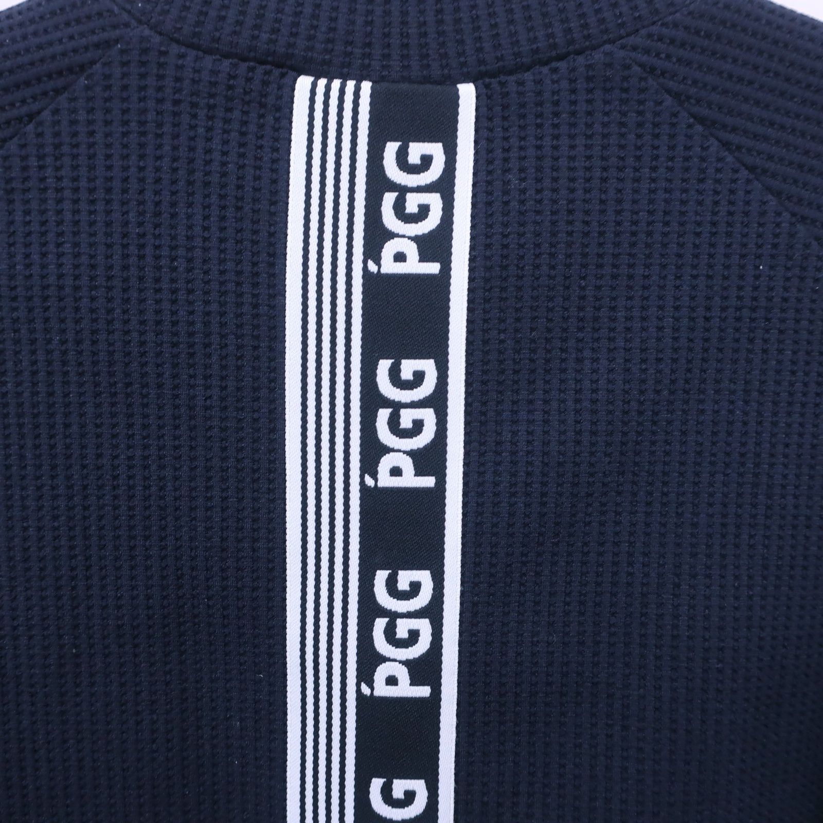 美品】PGG by PEARLY GATES(ピージージー) 長袖モックネックシャツ