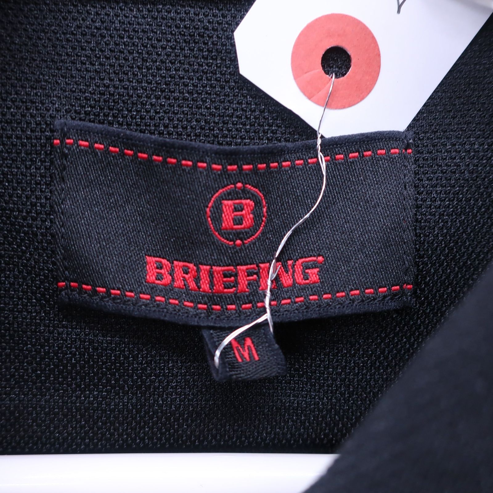 超 ブリーフィング ポロシャツ 黒 メンズ M ゴルフウェア 2510-1033