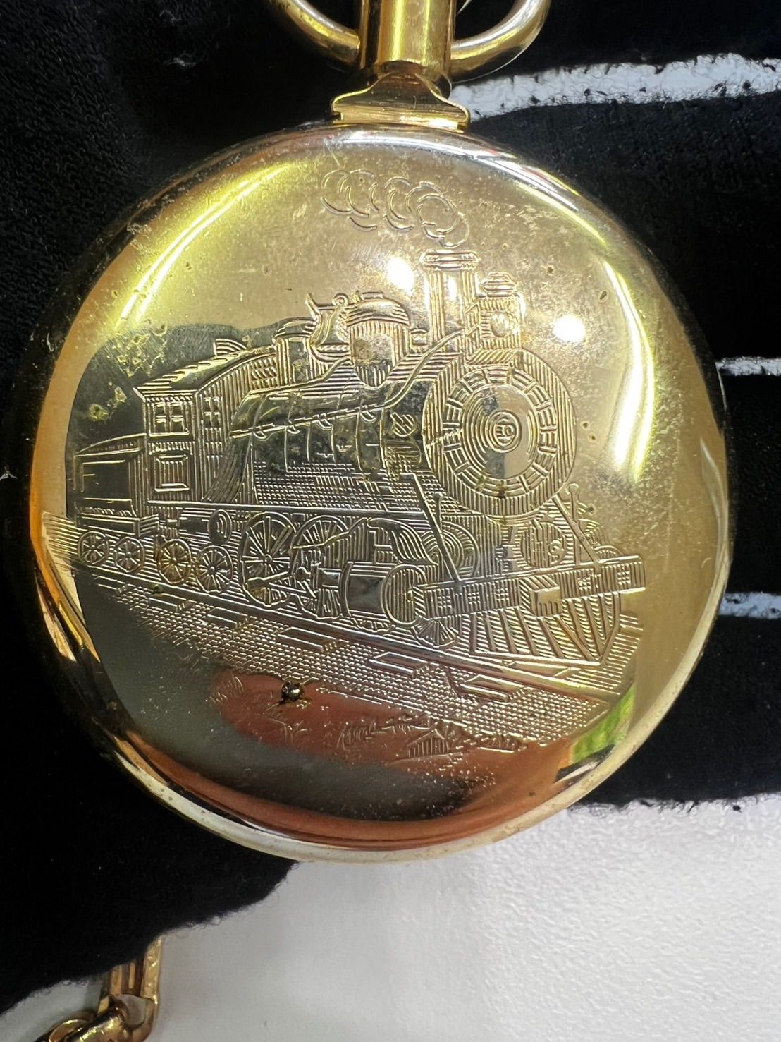 中古品】懐中時計 WESTCLOX アンティーク 手巻き スモセコ 現状品