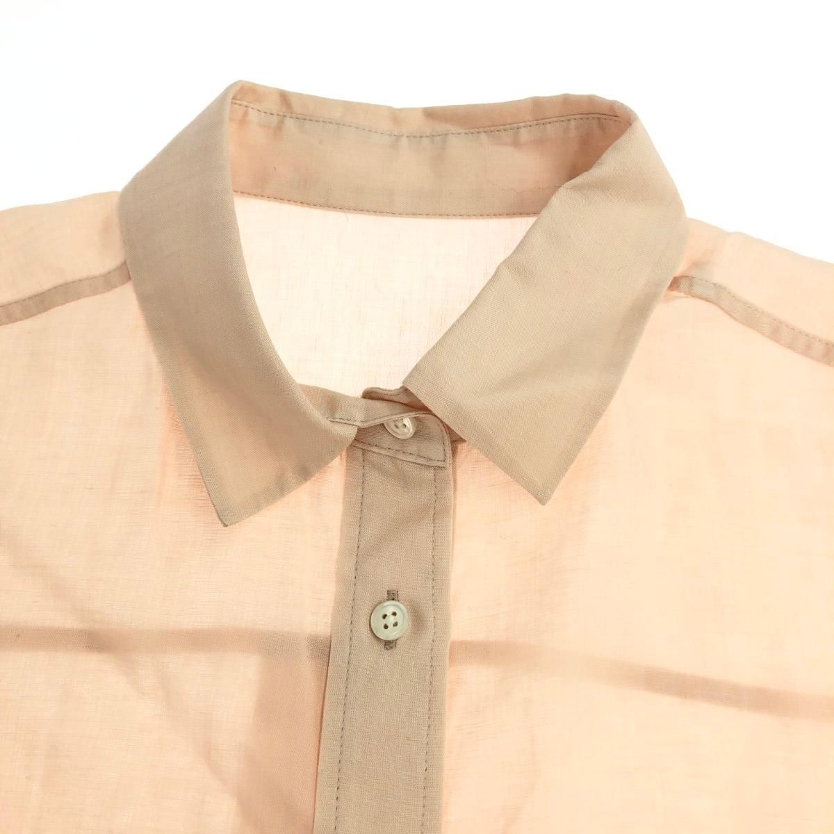 自由区 ジユウク テンセルリネンシャツワンピース 大きいサイズ:46