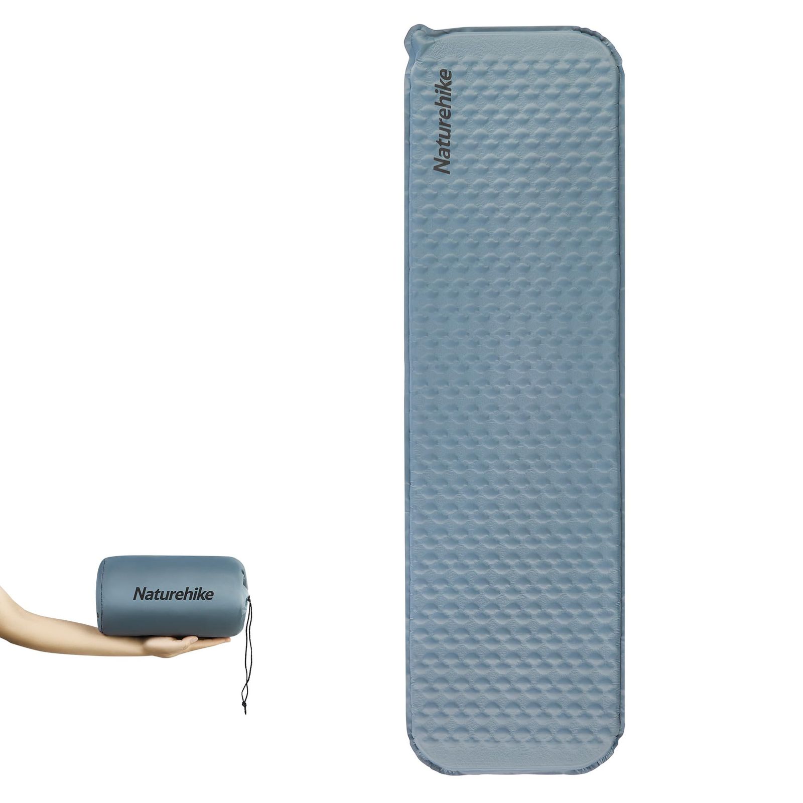 Naturehike 公式 エアーマット インフレーターマット 自動膨張式 超軽量 490 740g R値2.1 -6℃ スポンジ 新型加工 コンパクト耐水加工 キャンプ マット 車中泊 テント泊 キャンプ用 防災用 家庭用 来客用 収納袋付き