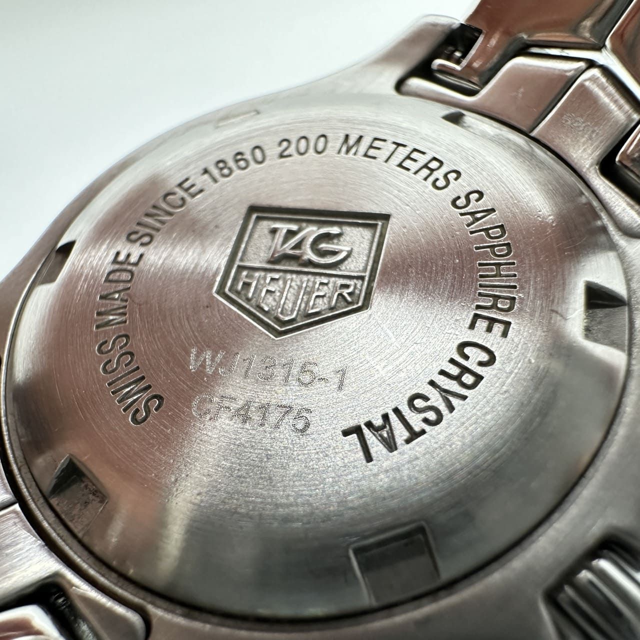 磨き済】TAG HEUER タグホイヤー リンク WJ1315-1 腕時計 余りコマあり  