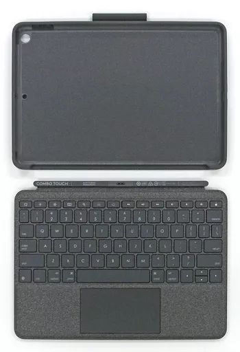 タブレット端末 ロジクール COMBO TOUCH for iPad トラックパッド付キーボードケース グラファイト iK1057BKA