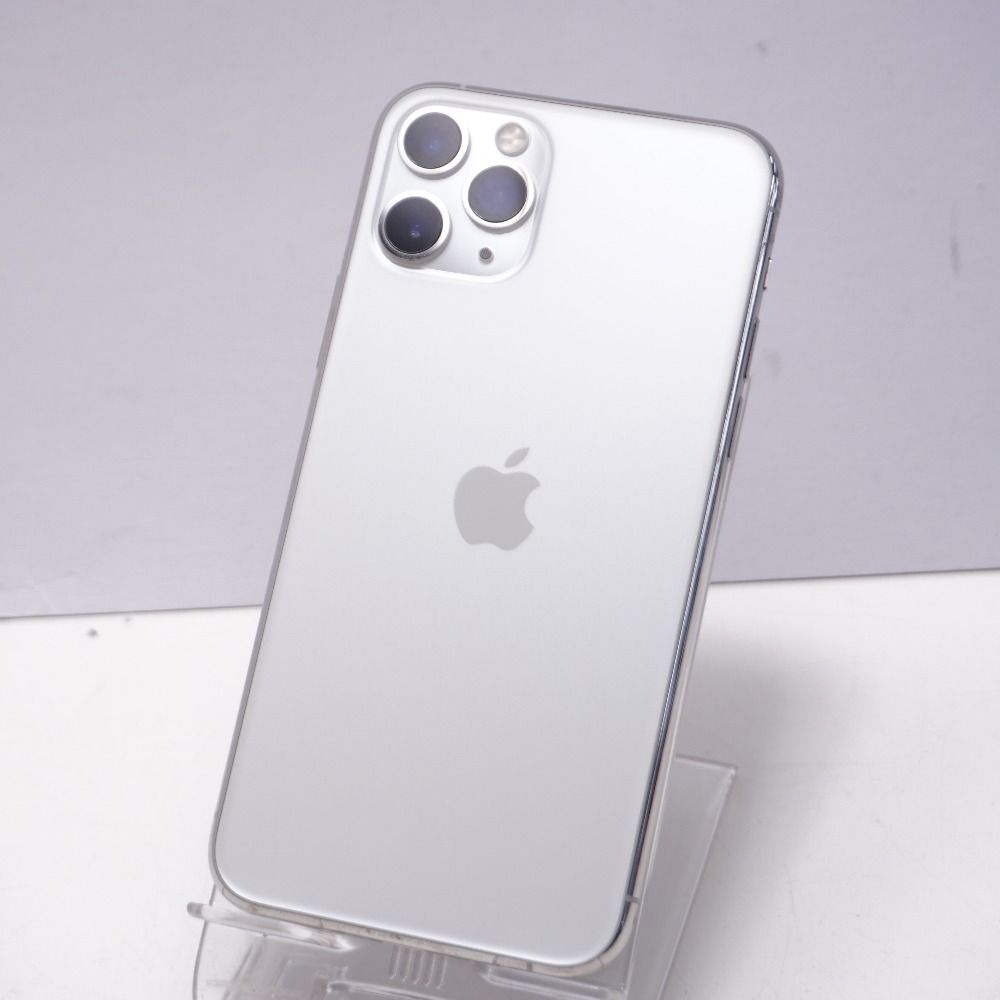 Apple iPhone 11 Pro 64GB シルバー SIMロック解除済み MWC32J A