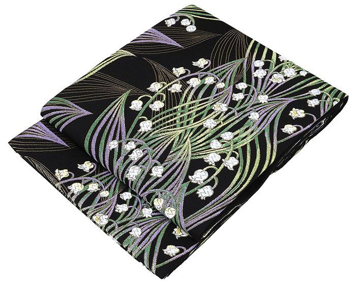  袋帯 仕立て上がり 西陣 大光謹製 鈴蘭 スズラン 仕立済 パーティー g 2937 袋帯 帯