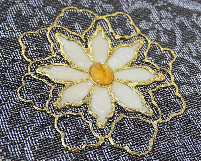 仕立て上がり 螺鈿作家